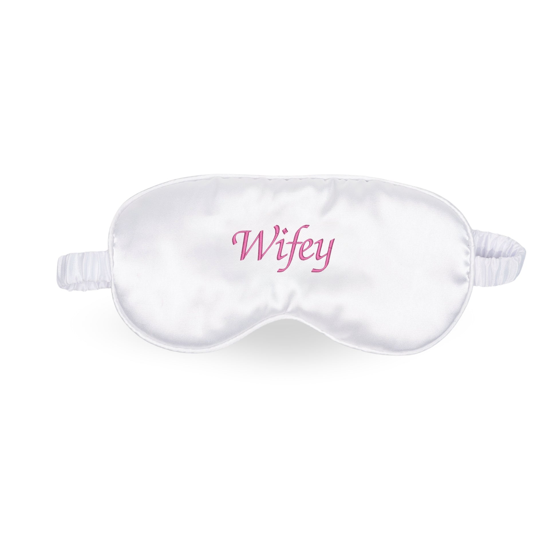 White Silk Eye Mask