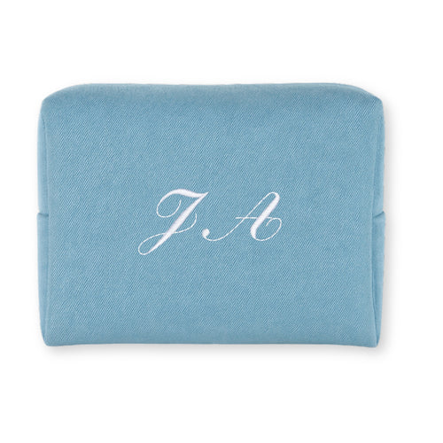 Blue Monogram Denim Pouch