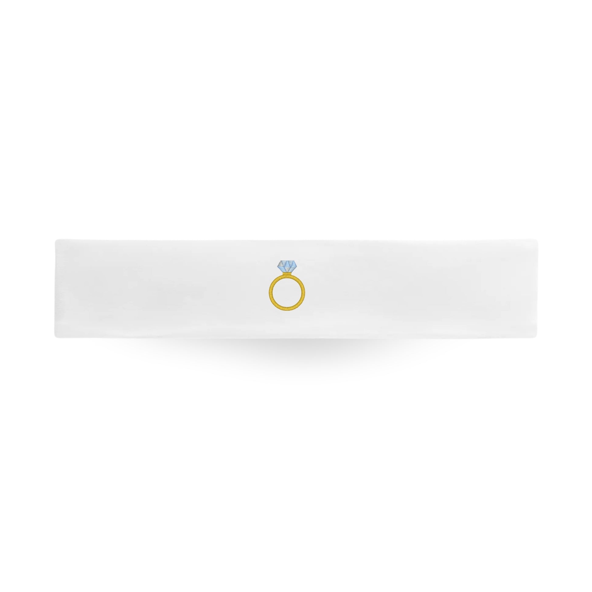 White Icon Stretch Headband