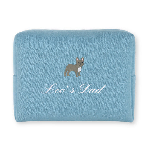 Blue Dog Parent Denim Pouch