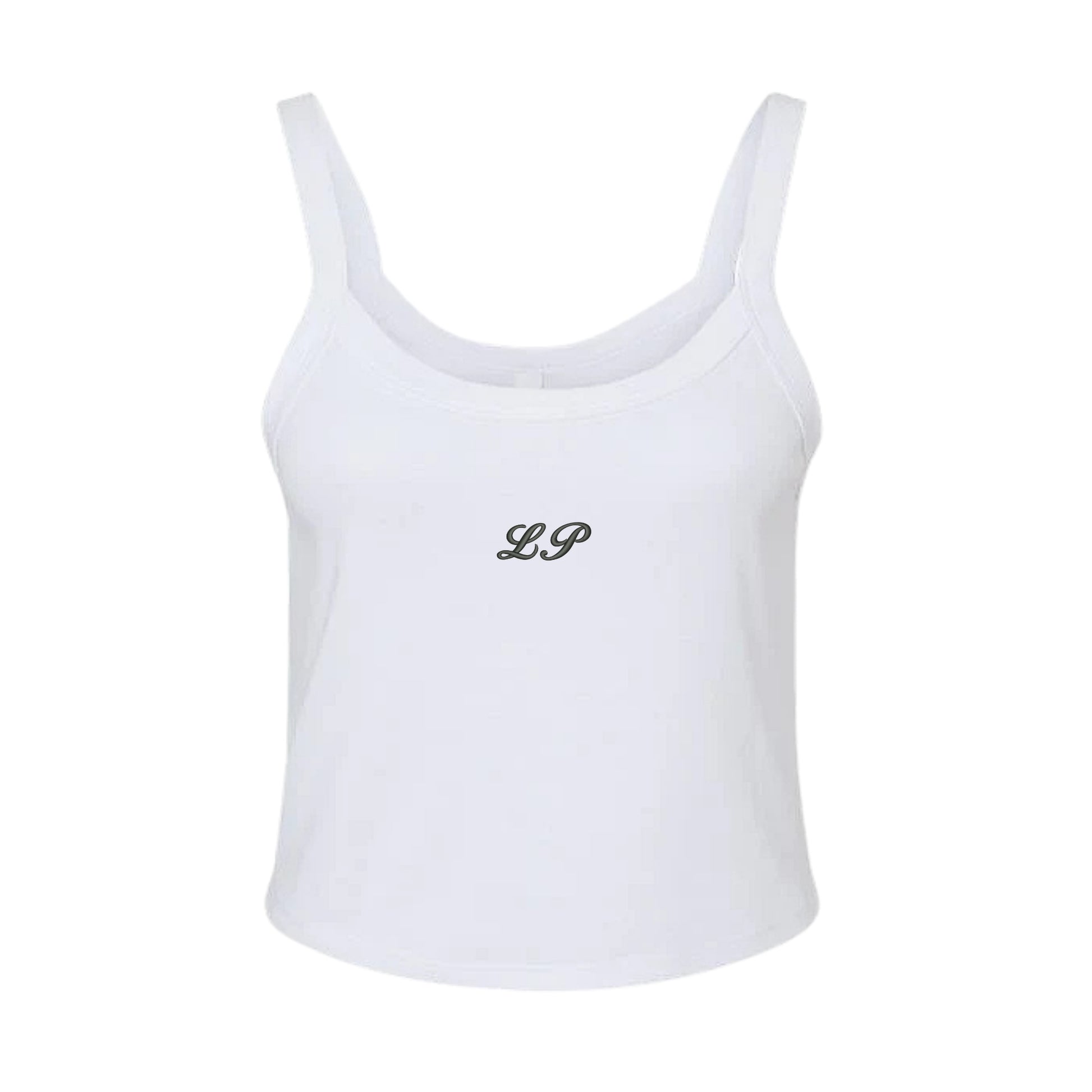 Ribbed Initial Tank Top