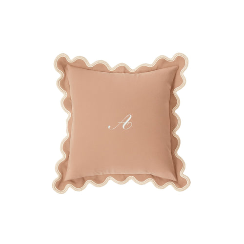 Brown Hamptons Throw Pillow