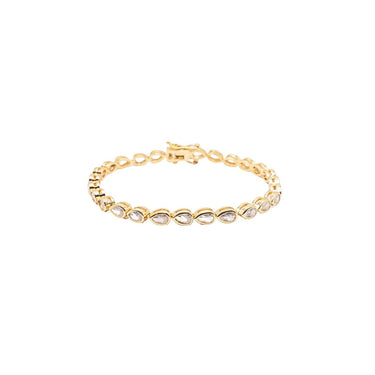 Almond Gold Tennis BraceletCuffsJullistJullistJullist