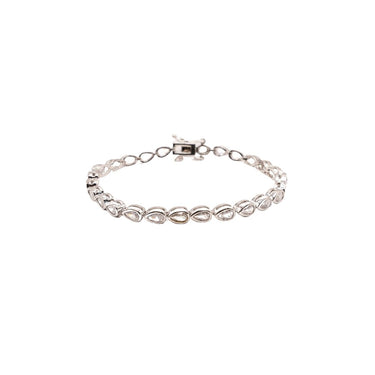 Almond Silver Tennis BraceletCuffsJullistJullistJullist