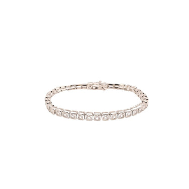 Baguette Silver Tennis BraceletCuffsJullistJullistJullist