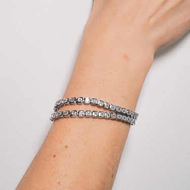 Baguette Silver Tennis BraceletCuffsJullistJullistJullist