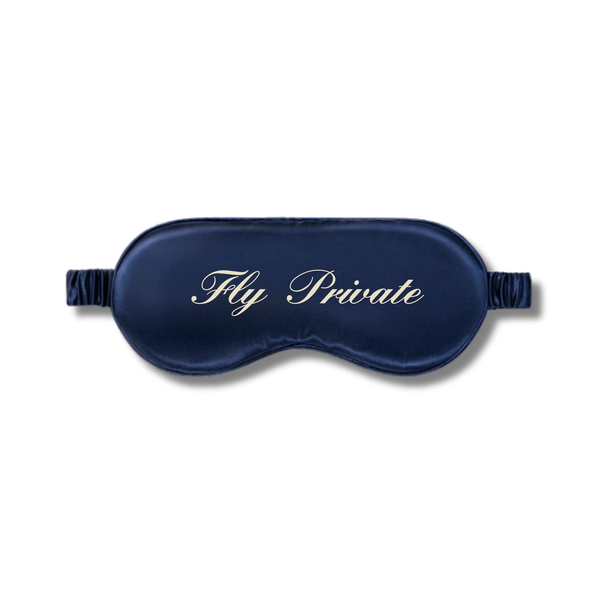 Blue Satin Eye Mask