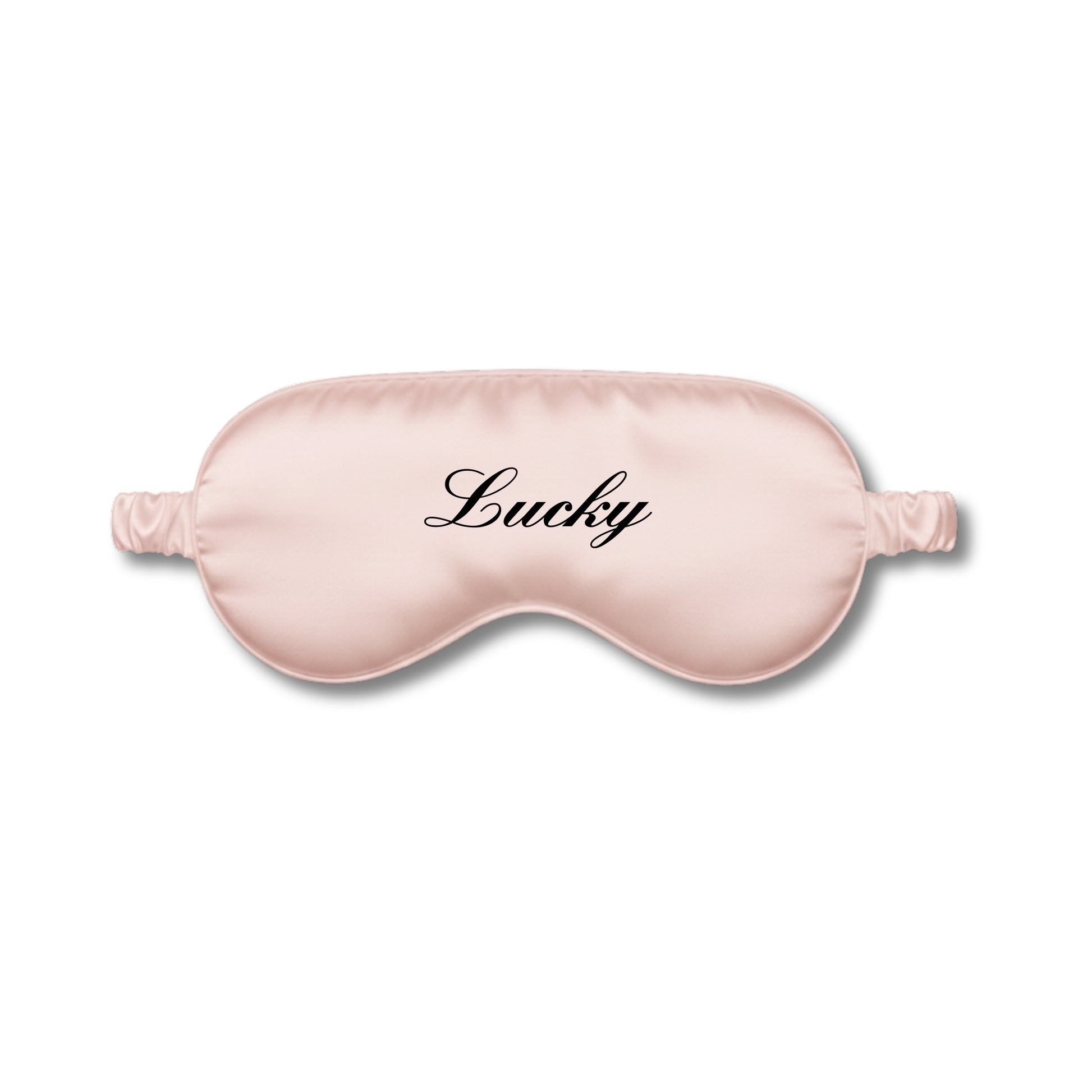 Pink Satin Eye Mask