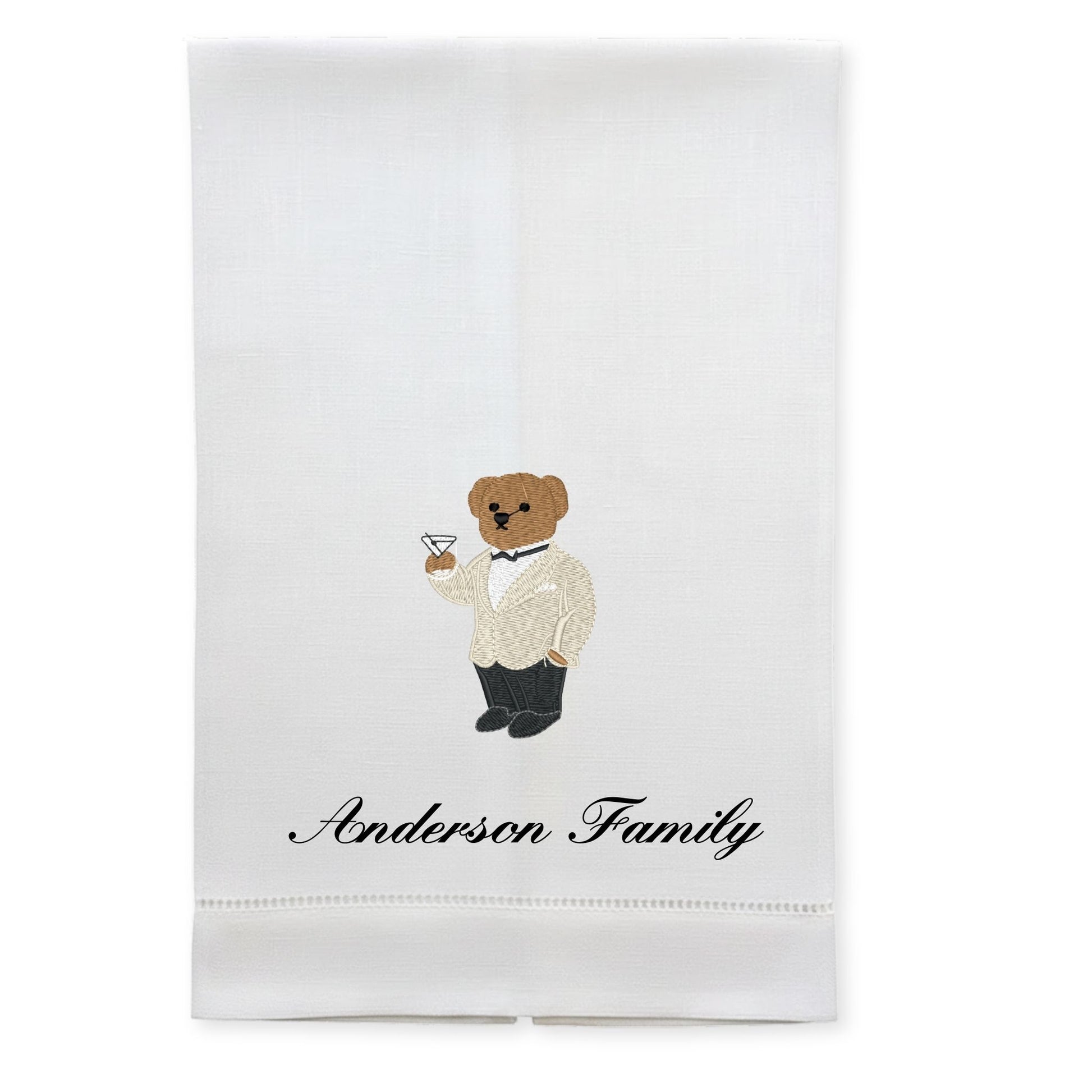 Tuxedo Bear Tea Towel
