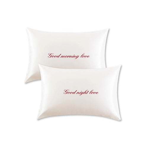 24/7 Love Pillowcase Set Mulberry Silk